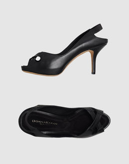 DONNA KARAN - CALZATURE - Sandali con plateau - su YOOX.COM