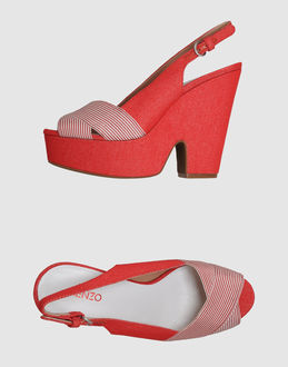 KENZO - CALZATURE - Sandali con plateau