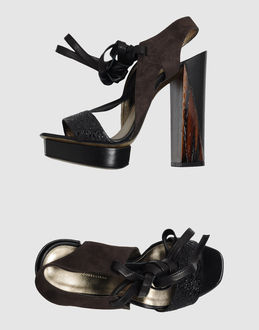 DONNA KARAN COLLECTION - CALZATURE - Sandali con plateau - su YOOX.COM