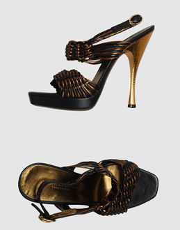 DONNA KARAN COLLECTION - CALZATURE - Sandali con plateau - su YOOX.COM