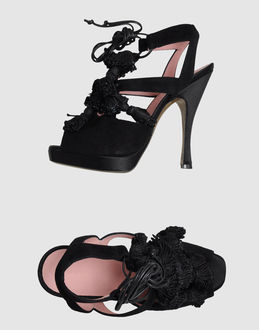 DONNA KARAN COLLECTION - CALZATURE - Sandali con plateau - su YOOX.COM