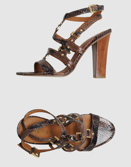 GUESS - CALZATURE - Sandali con tacco - su YOOX.COM