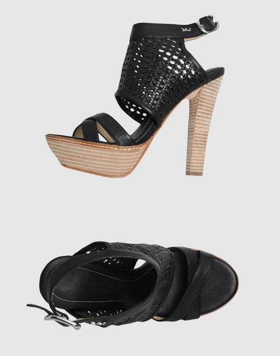 Босоножки  - Коричневый,Черный цвет