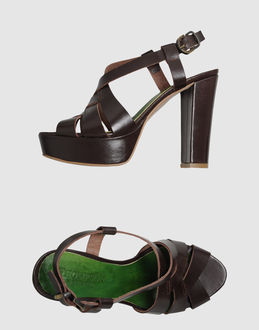 THOMPSON - CALZATURE - Sandali con plateau - su YOOX.COM