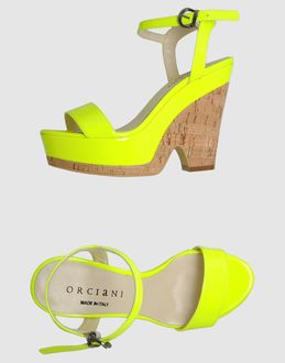 ORCIANI - CALZATURE - Sandali con plateau - su YOOX.COM