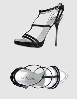 DSQUARED2 - CALZATURE - Sandali con plateau - su YOOX.COM