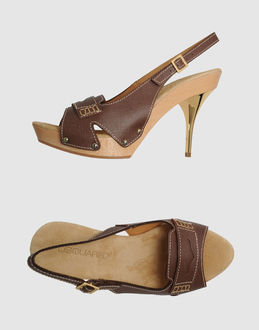 DSQUARED2 - CALZATURE - Sandali con plateau - su YOOX.COM