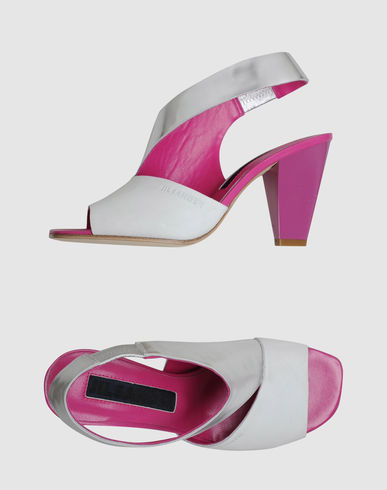 ZOOM JIL SANDER NAVY - High-heeled sandals