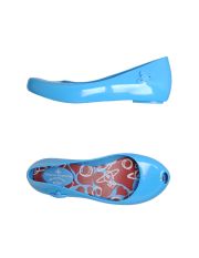 VIVIENNE WESTWOOD ANGLOMANIA + MELISSA - Peep-toe ballet flats