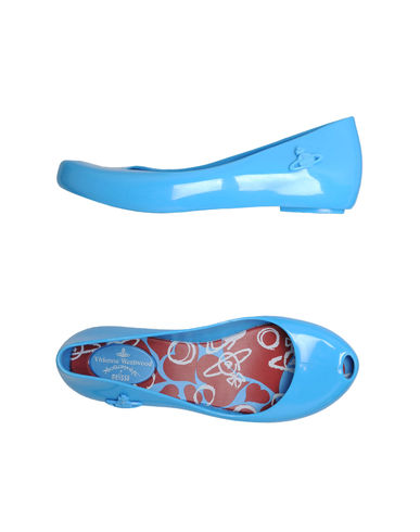 ZOOM VIVIENNE WESTWOOD ANGLOMANIA + MELISSA - Peep-toe ballet flats