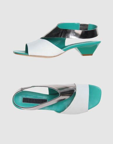 ZOOM JIL SANDER NAVY - High-heeled sandals