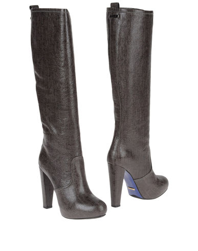 Grey Heeled Boots