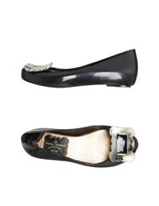 VIVIENNE WESTWOOD ANGLOMANIA + MELISSA - Peep-toe ballet flats