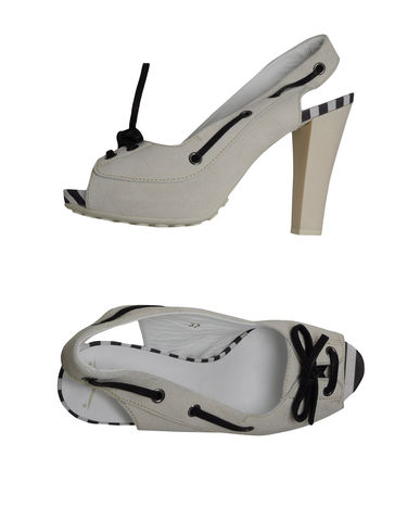 ZOOM VOILE BLANCHE - Platform sandals