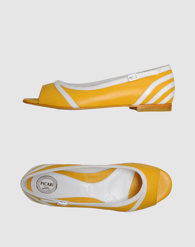 ZOOM PICARI - Peep-toe ballet flats