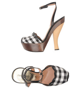 Emporio Armani - Chaussures - Sandales avec plateau