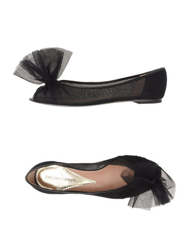ZOOM EMPORIO ARMANI - Peep-toe ballet flats