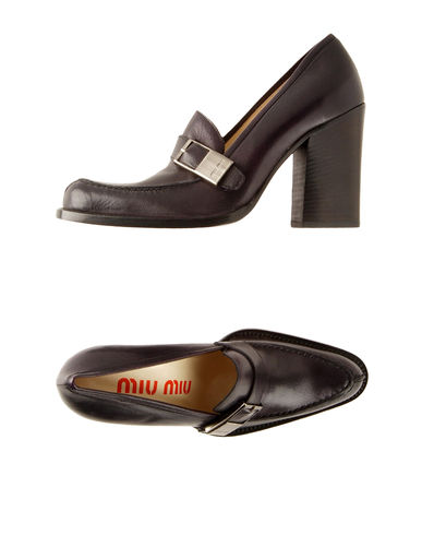 ZOOM MIU MIU - Moccasins with heel