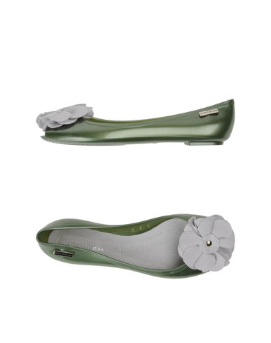 ZOOM AF ANNA FIDANZA - Peep-toe ballet flats