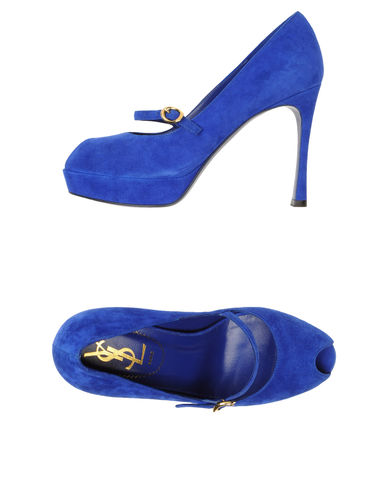 ZOOM YVES SAINT LAURENT RIVE GAUCHE - Courts with open toe