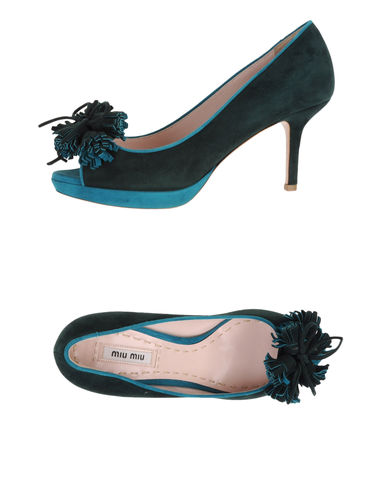 ZOOM MIU MIU - Pumps with open toe