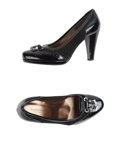 ZOOM NERO GIARDINI - Moccasins with heel