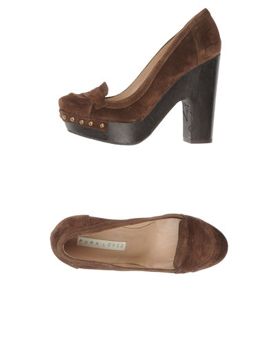 ZOOM PURA LÓPEZ - Moccasins with heel