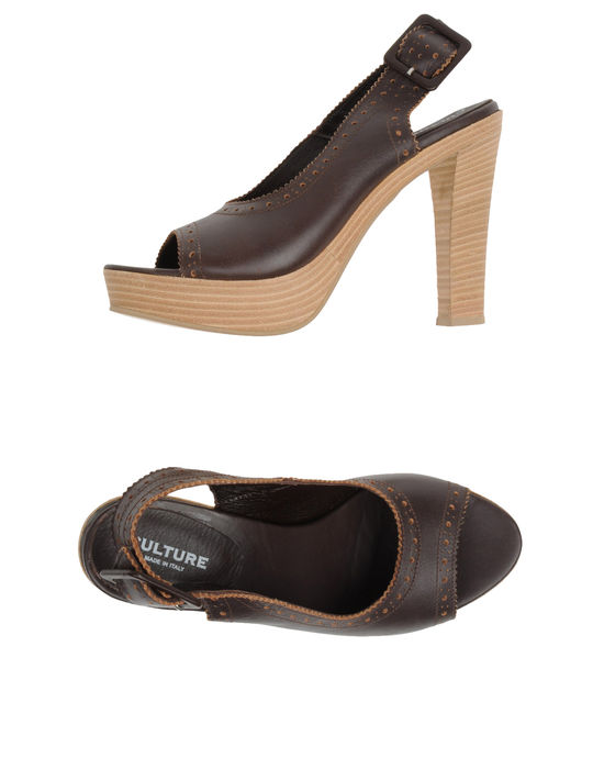 Босоножки  - Темно-коричневый цвет