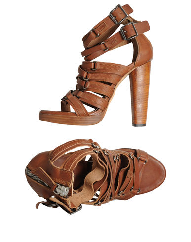 ZOOM DIESEL BLACK GOLD - Sandals