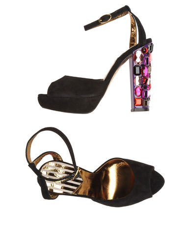ZOOM CHOCOLAT D'OR - Platform sandals