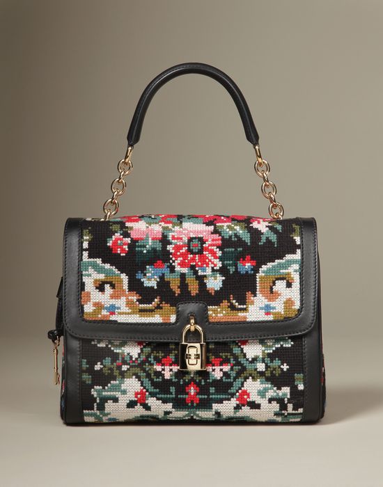 DOLCE BAG - Medium fabric bags - Dolce&Gabbana - Winter 2014 DOLCE BAG - Medium fabric bags - Dolce&Gabbana - Winter 2014