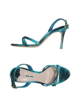 MIU MIU - CALZATURE - Sandali con tacco