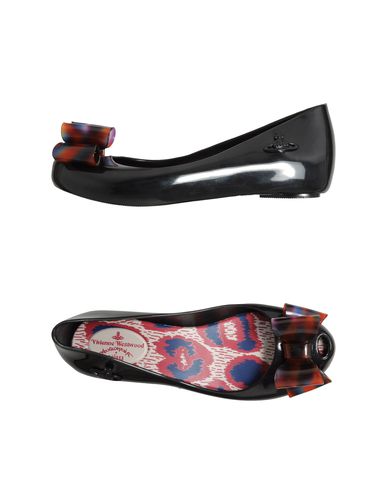 ZOOM VIVIENNE WESTWOOD ANGLOMANIA + MELISSA - Peep-toe ballet flats