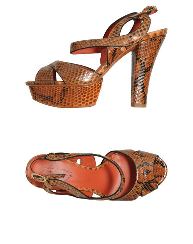 ZOOM SANTONI ROSE - Platform sandals