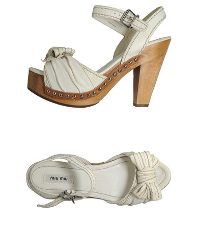 ZOOM MIU MIU - Platform sandals
