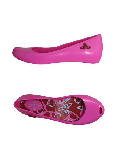 ZOOM VIVIENNE WESTWOOD ANGLOMANIA + MELISSA - Peep-toe ballet flats
