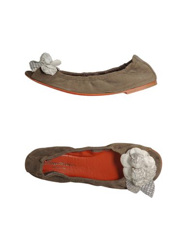 ZOOM SANTONI - Peep-toe ballet flats
