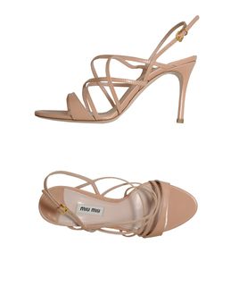 MIU MIU - CALZATURE - Sandali con tacco