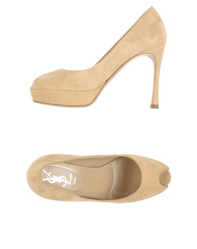 ZOOM YVES SAINT LAURENT RIVE GAUCHE - Pumps with open toe