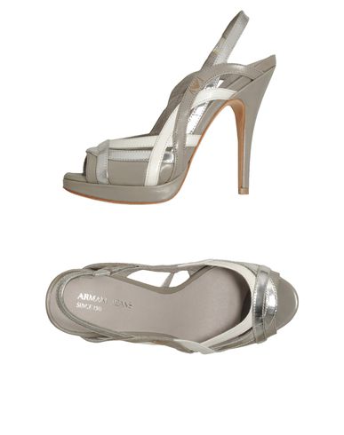 ZOOM ARMANI JEANS - Platform sandals