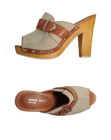 ZOOM ARMANI JEANS - Platform sandals