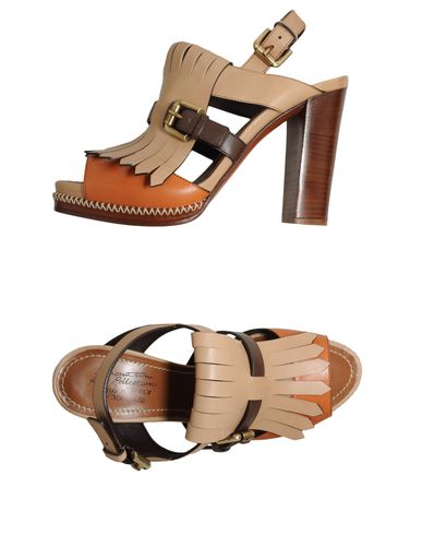 ZOOM SANTONI ROSE - Platform sandals