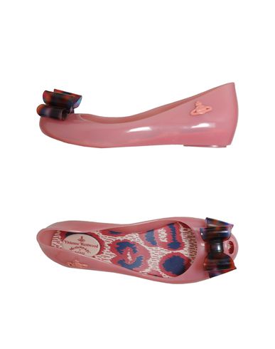 ZOOM VIVIENNE WESTWOOD ANGLOMANIA + MELISSA - Peep-toe ballet flats