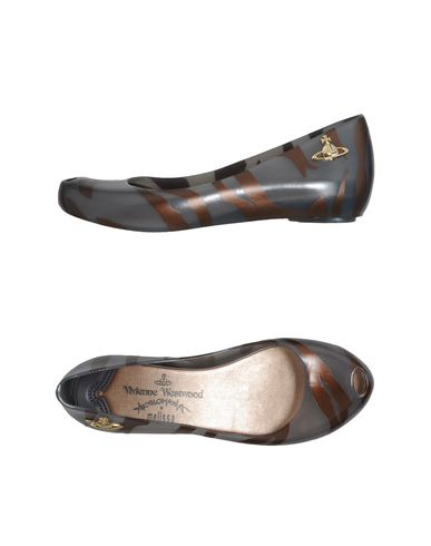ZOOM VIVIENNE WESTWOOD ANGLOMANIA + MELISSA - Peep-toe ballet flats