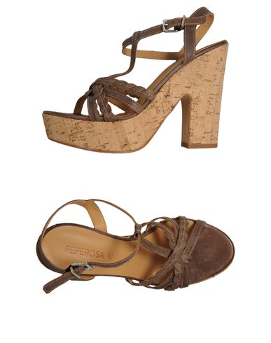 ZOOM PEPEROSA - Platform sandals