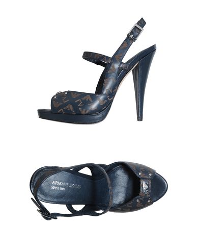 ZOOM ARMANI JEANS - High-heeled sandals