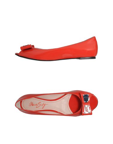 ZOOM MISS SIXTY - Peep-toe ballet flats