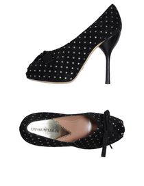 EMPORIO ARMANI - Closed-toe slip-ons
