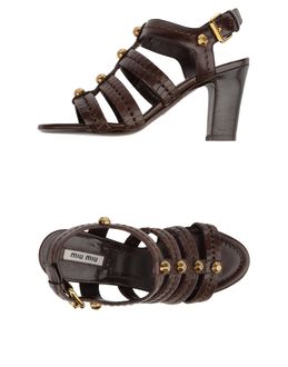 MIU MIU - CALZATURE - Sandali con tacco