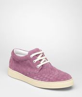 Bottega Veneta® Sabbia Intrecciato Suede Sneaker Bottega Veneta® Sabbia Intrecciato Suede Sneaker